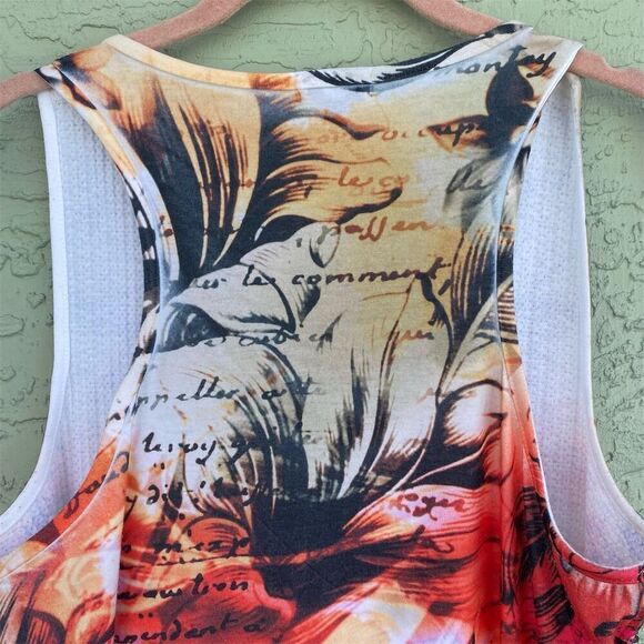 Caché Women's Floral Sequin Sleeveless Tank Top Multicolor Size L - Picture 5 of 8